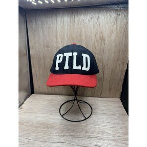 Dehen 1920 Wool Portland PDX Spell Out Leather Strap Baseball Cap Hat Made USA